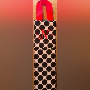 Thirtyone Letter N Personalization insulated thermal [Wine] Bottle bag